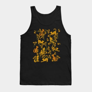 Flower Garden Cats Tank Top